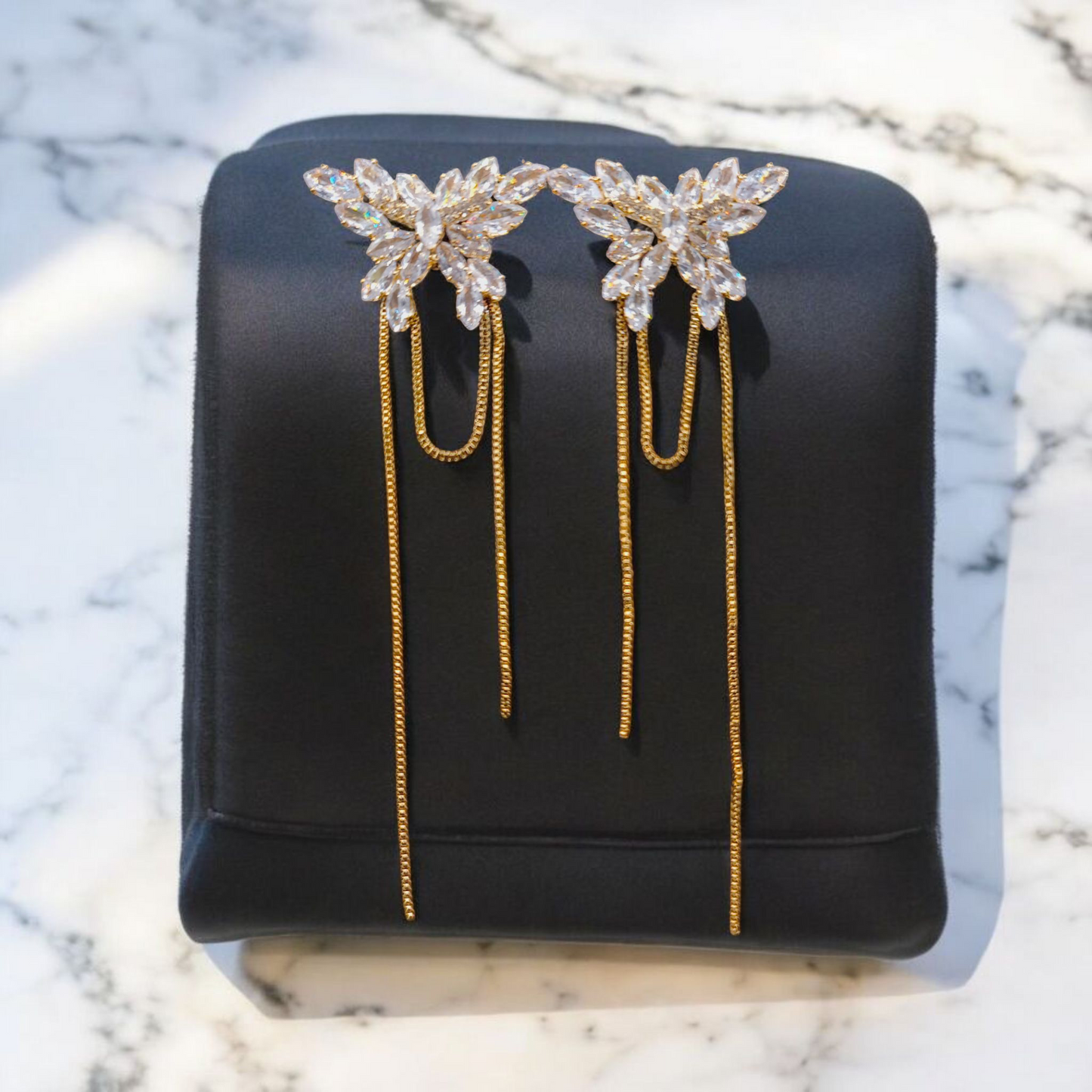 925 Zirconia Butter Fly Earrings