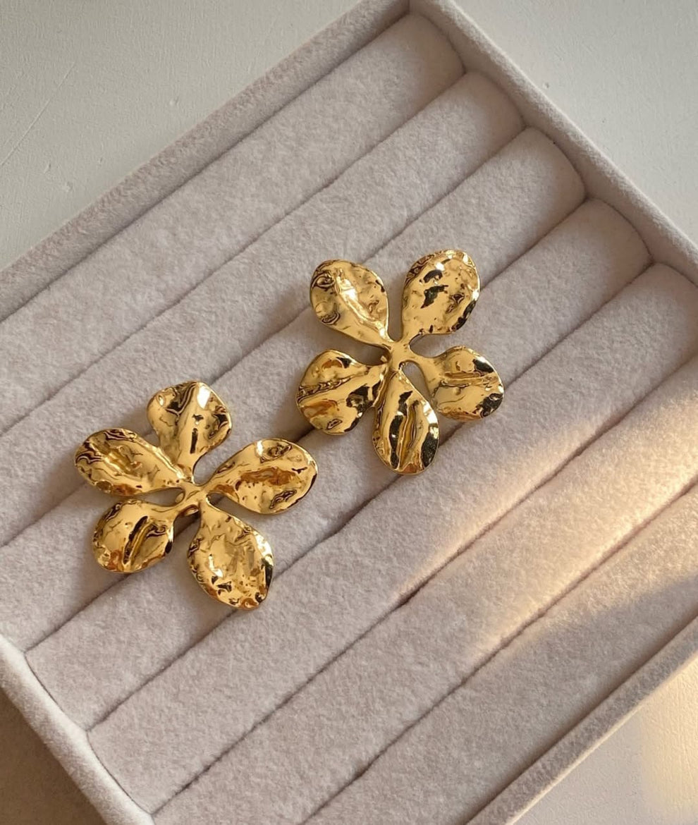 Flower Anti Tarnish Earrings