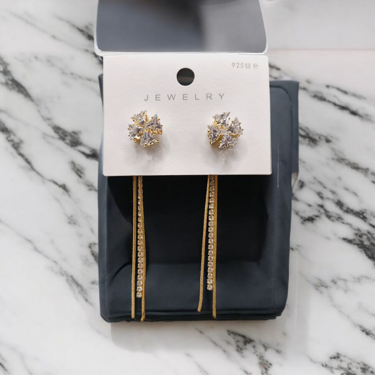 Korean long Dangle Earring