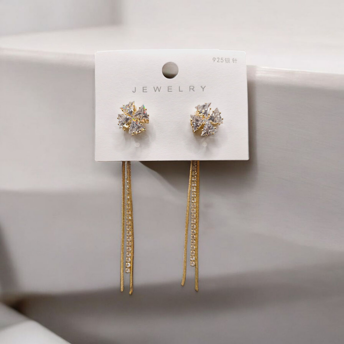 Korean long Dangle Earring