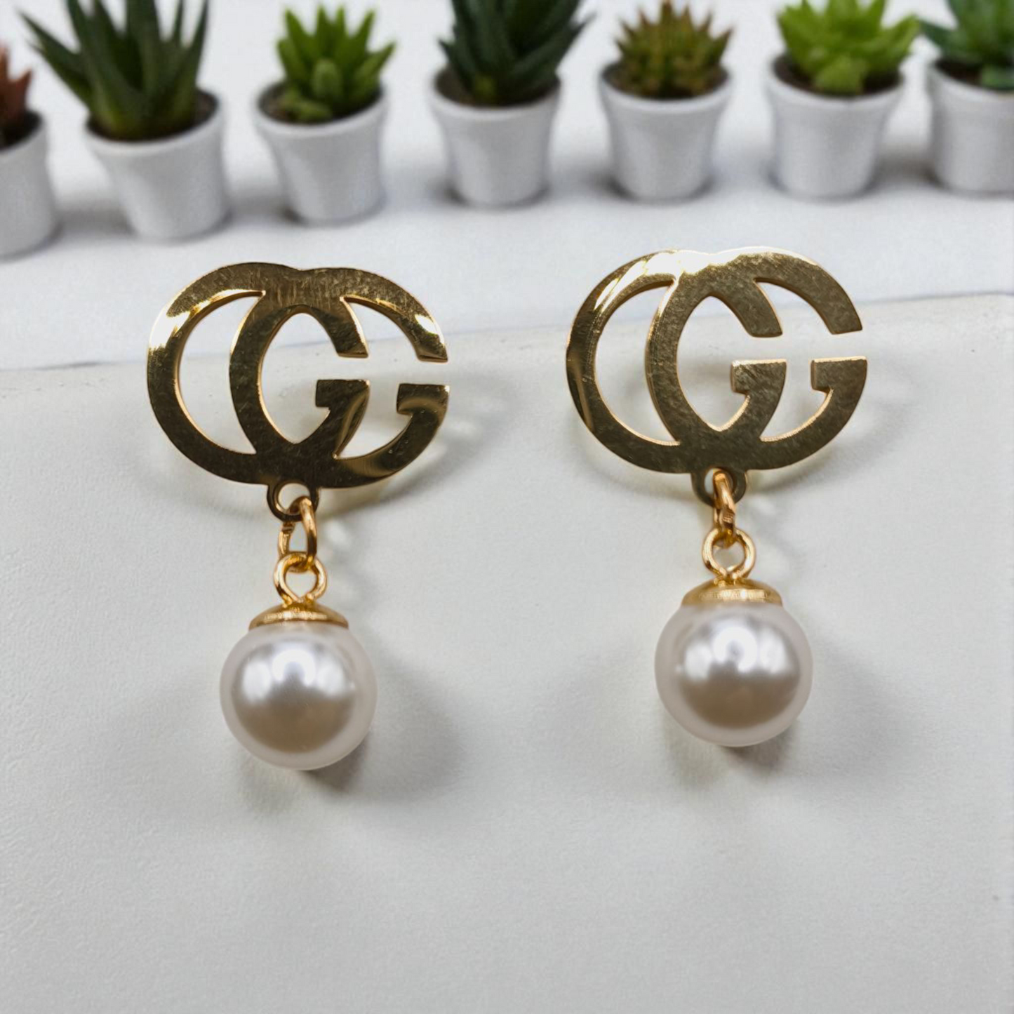 Ball Beaded Stud Earrings