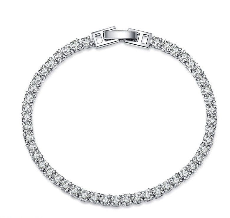 White Zircone Stone Bracelet