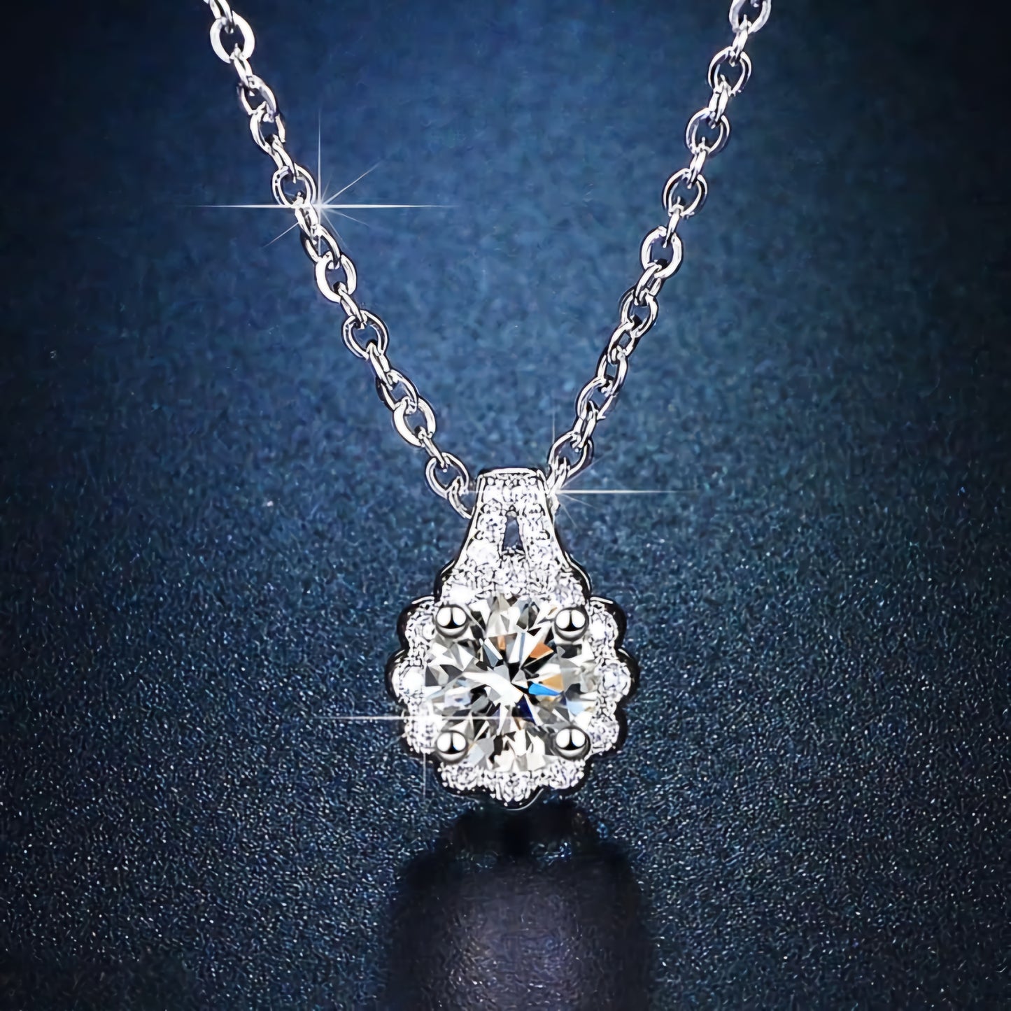 1 Carat Zirconia Clavicle Necklace