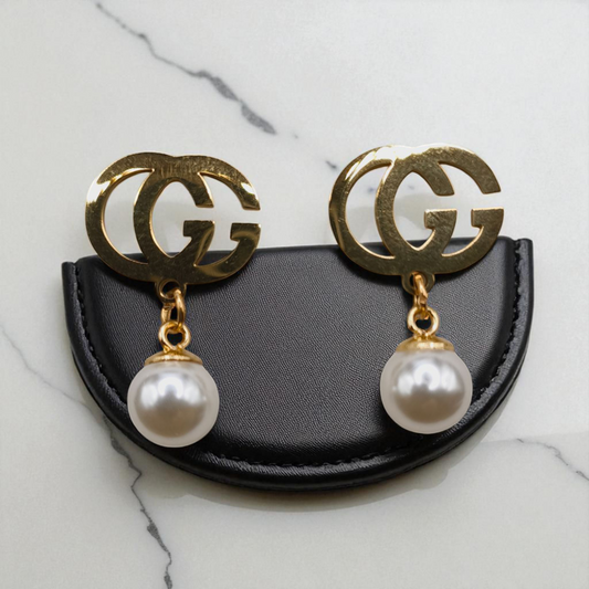 Ball Beaded Stud Earrings