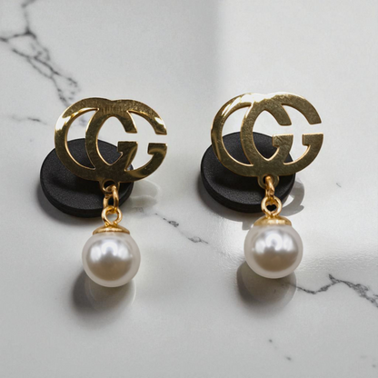 Ball Beaded Stud Earrings