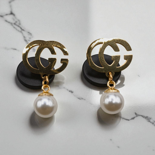 Ball Beaded Stud Earrings
