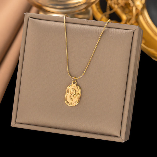 Vintage Tulip Necklace