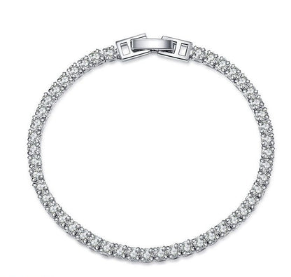 White Zircone Stone Bracelet