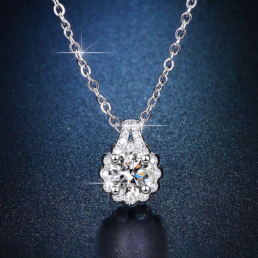 Zirconia Clavicle Necklace